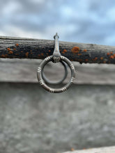 Load image into Gallery viewer, Horlacher &amp; Marsh Steel and Sterling Striped Butterfly Snaffle
